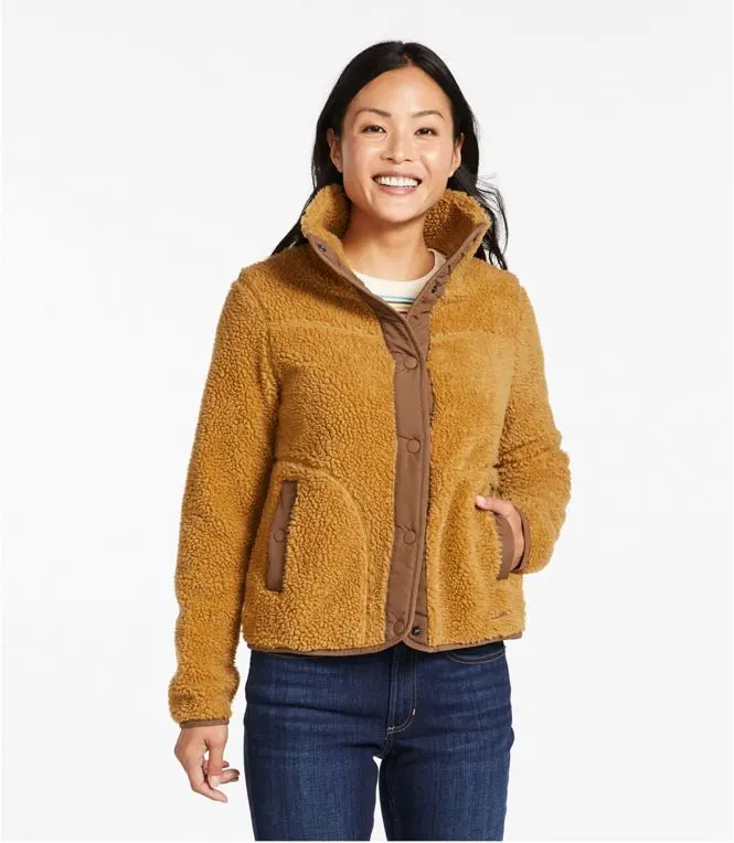Bean's Sherpa Fleece Jacket Women's Regular 1