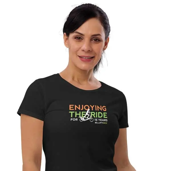 T-Shirt, 15 Years Enjoying The Ride, Women's Short Sleeve 1