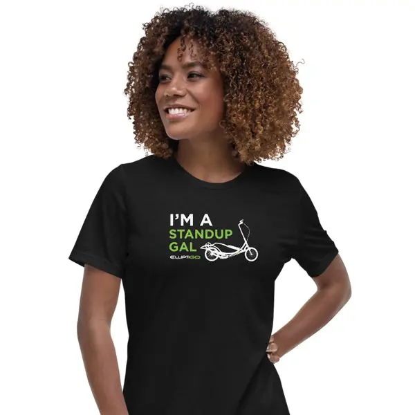 I'm A Stand Up Gal (Elliptical Version) Women's T-Shirt 1