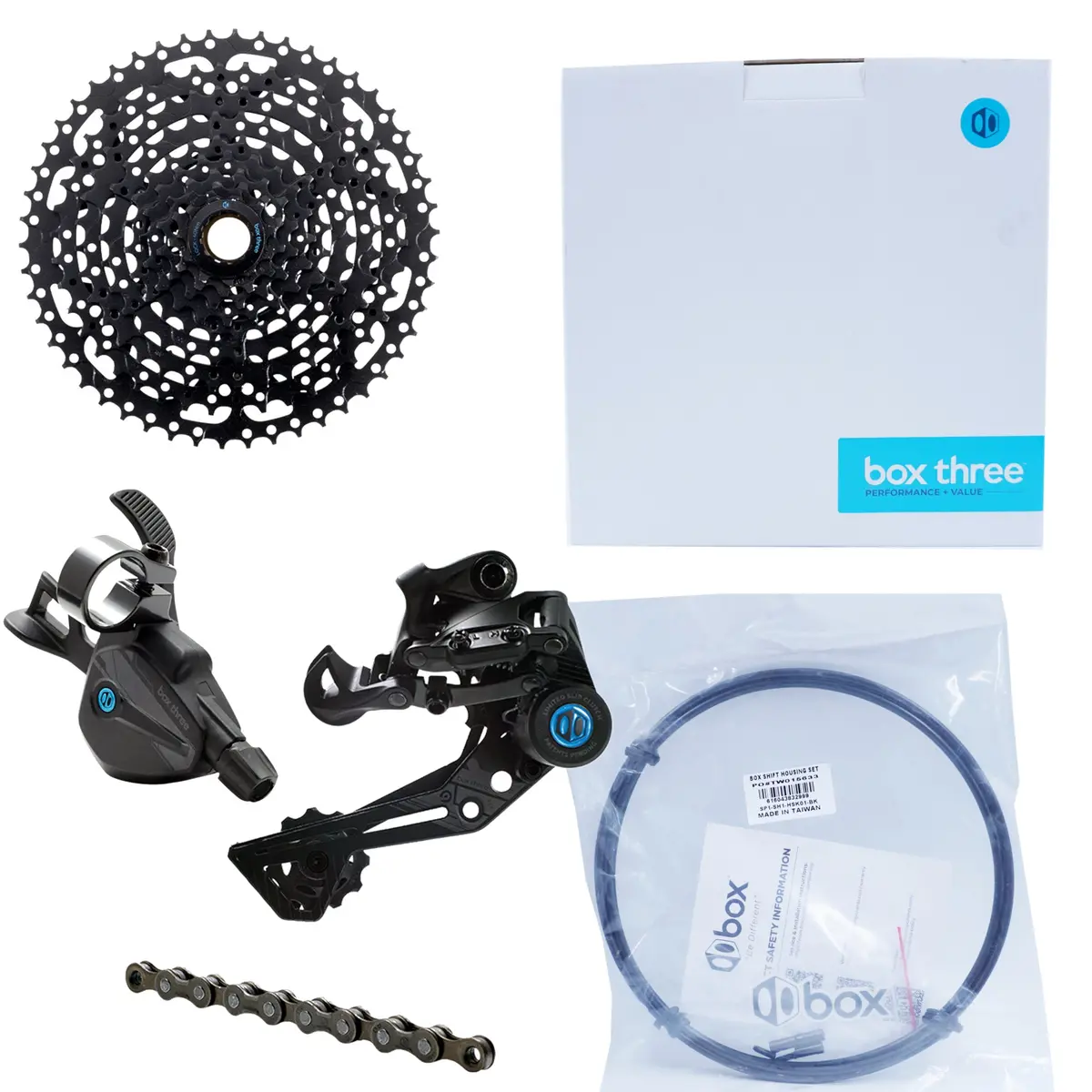 Box Three Prime 9 X-Wide Multi Shift Groupset - 1X9 Speed Conversion Kit 1