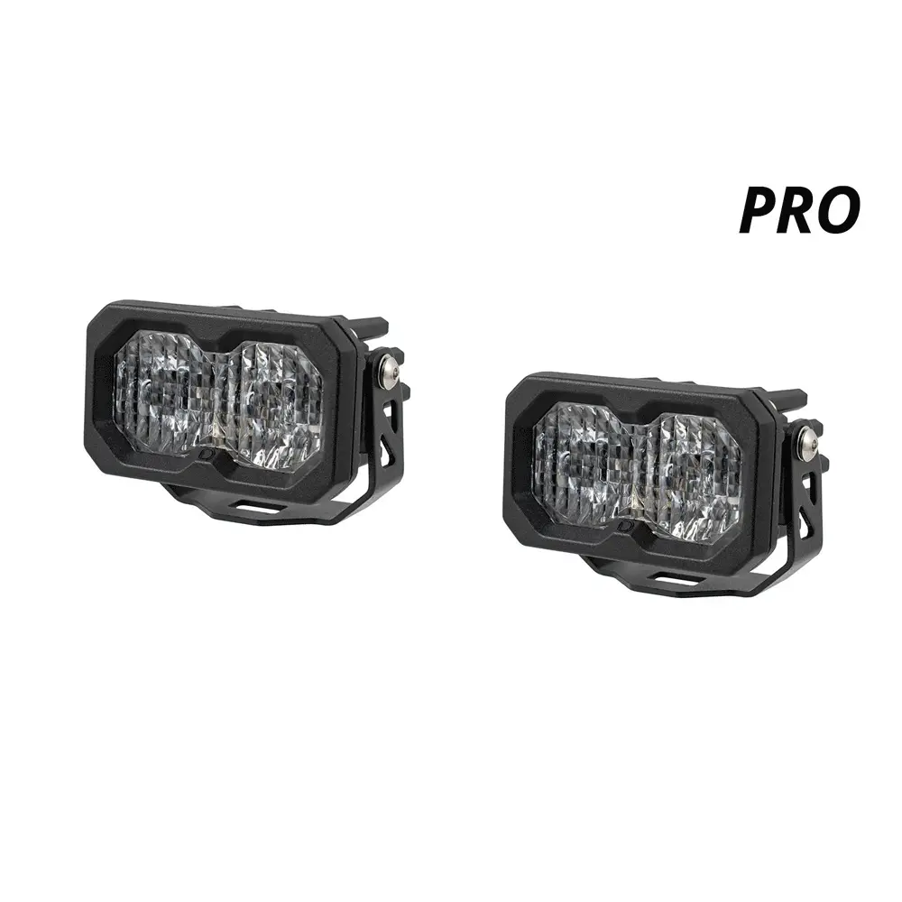 Diode Dynamics - C2 2.0 Sae/Dot White Pro Standard Led Pod (Pair) 1