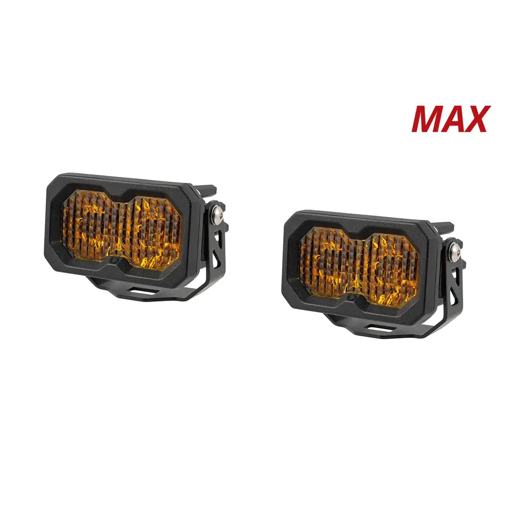 Diode Dynamics - C2 2.0 Sae Yellow Max Standard Led Pod (Pair) 1