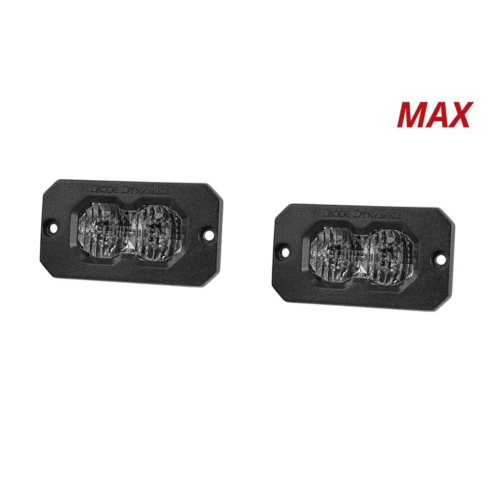 Diode Dynamics - C2 2.0 White Max Flush Mount Led Pod (Pair) 1