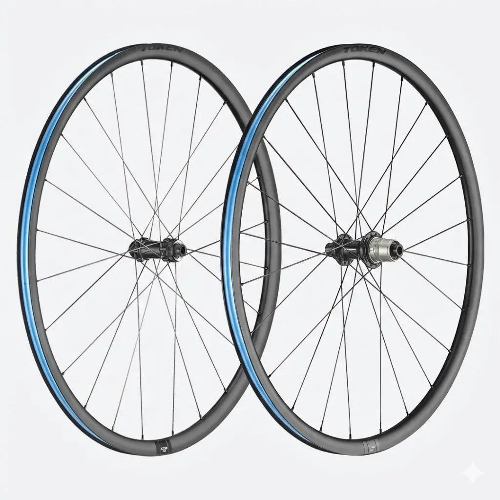 Token C25ad 700C Convertible 9X100 10X135 Qr Or 12X100 12X142 Ta Xdr Tubeless Wheelset 1