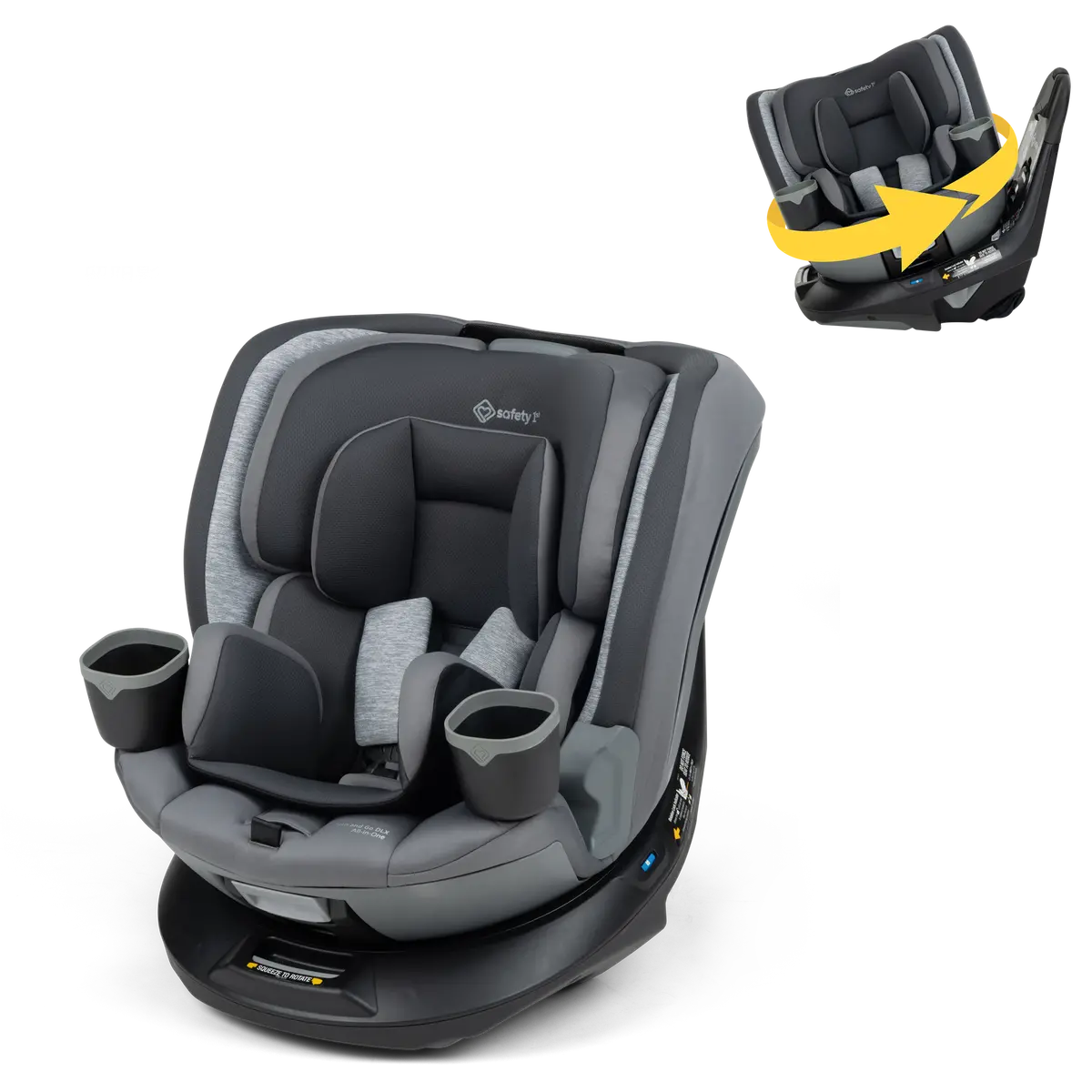 Turn And Go 360° Dlx Rotating All-In-One Convertible Car Seat 1