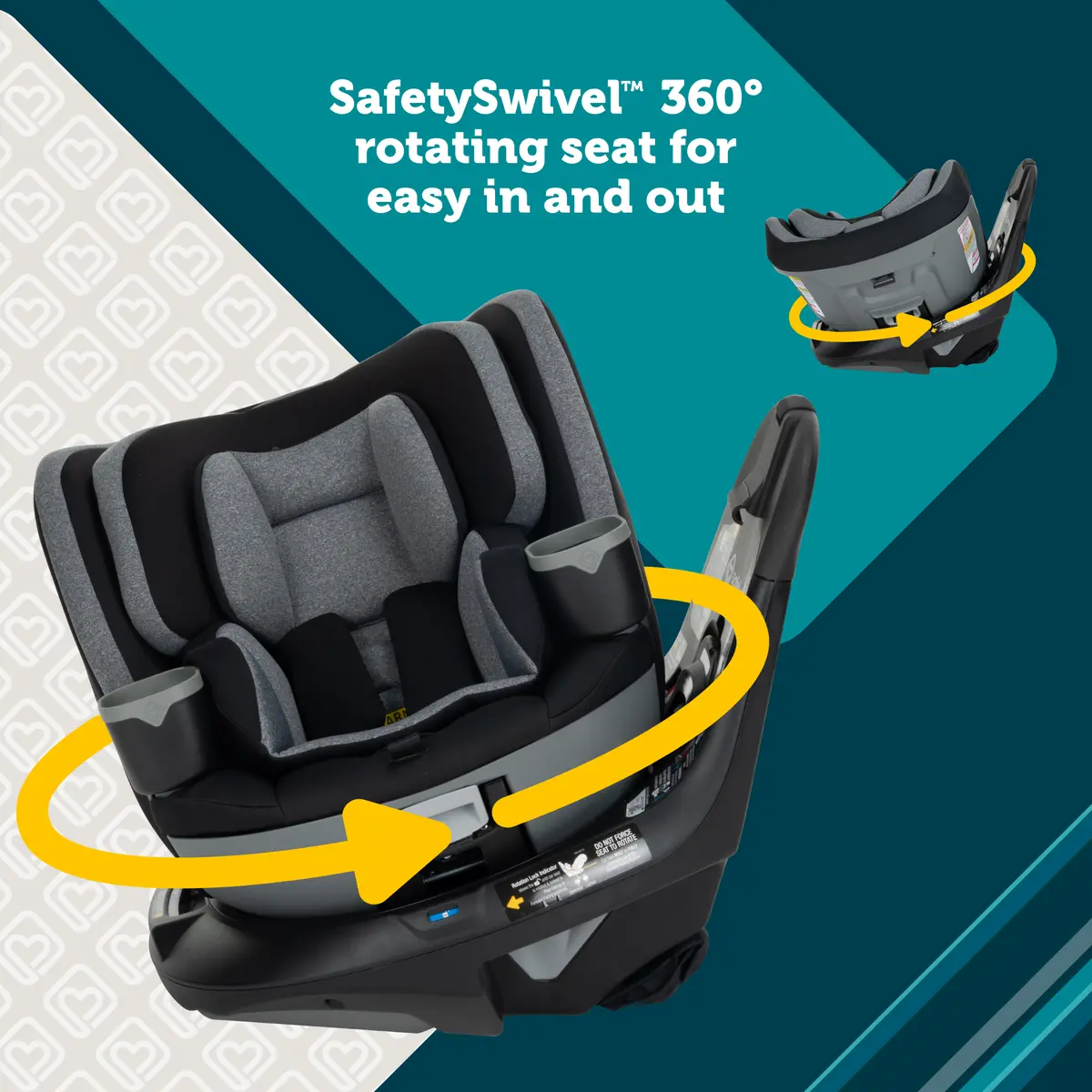 Turn And Go 360° Dlx Rotating All-In-One Convertible Car Seat 2