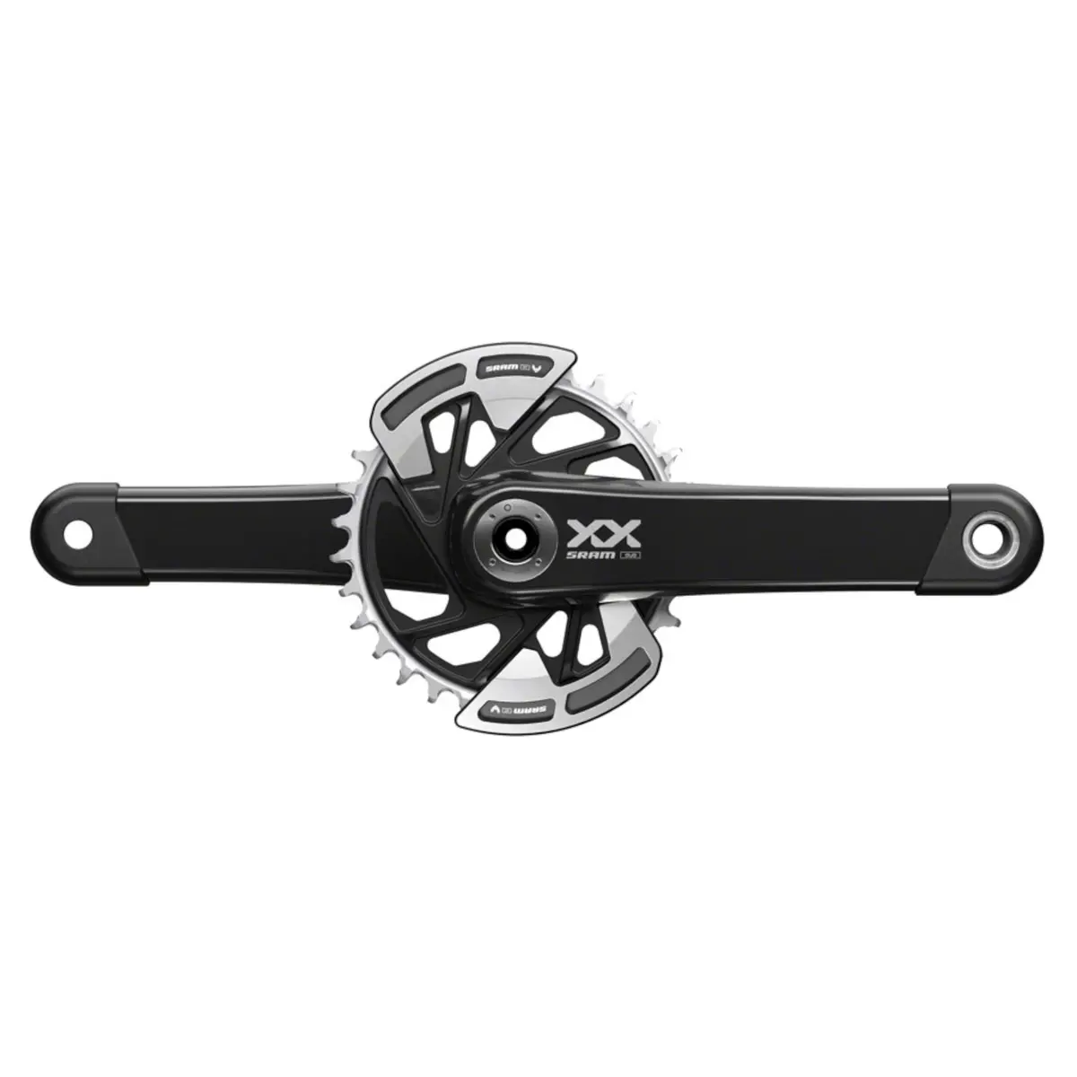 Sram Xx Eagle T-Type Wide Crankset - 12-Speed 32T Chainring Direct Mount 2-Guards Dub Spindle Interface 1