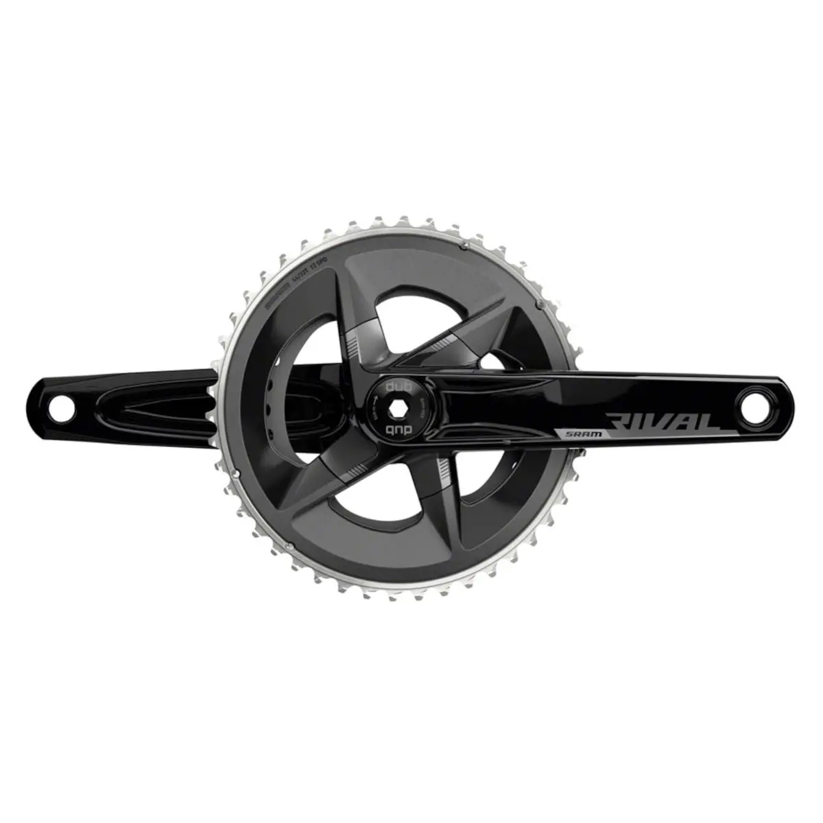 Sram Rival Axs Crankset - 12-Speed, 107 Bcd, Dub Spindle Interface, Black, D1 1