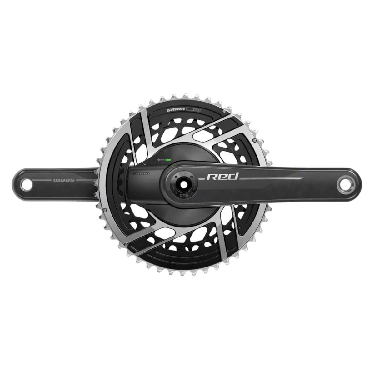 Sram Red Axs Power Meter Crankset - 2X 12-Speed, 8-Bolt Direct Mount, Dub Spindle Interface, Natural Carbon, E1 1