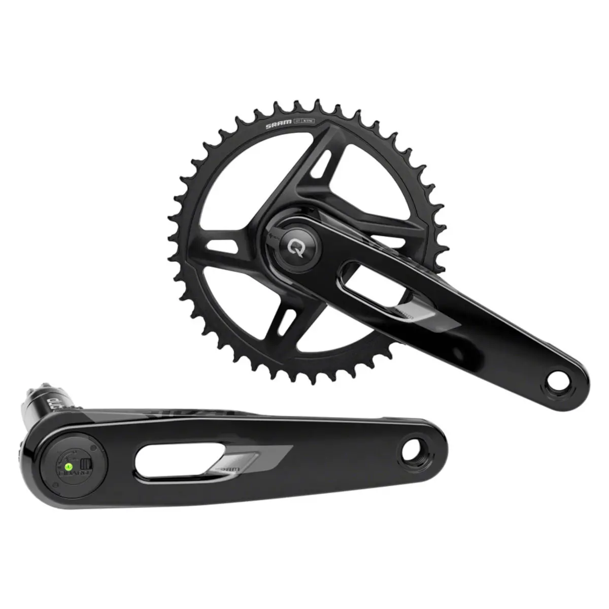 Sram Rival 1X Xplr Axs Power Meter Wide Crankset - 12/13-Speed 42T 8-Bolt Direct Mount Dub Pm Spindle Black E1 1