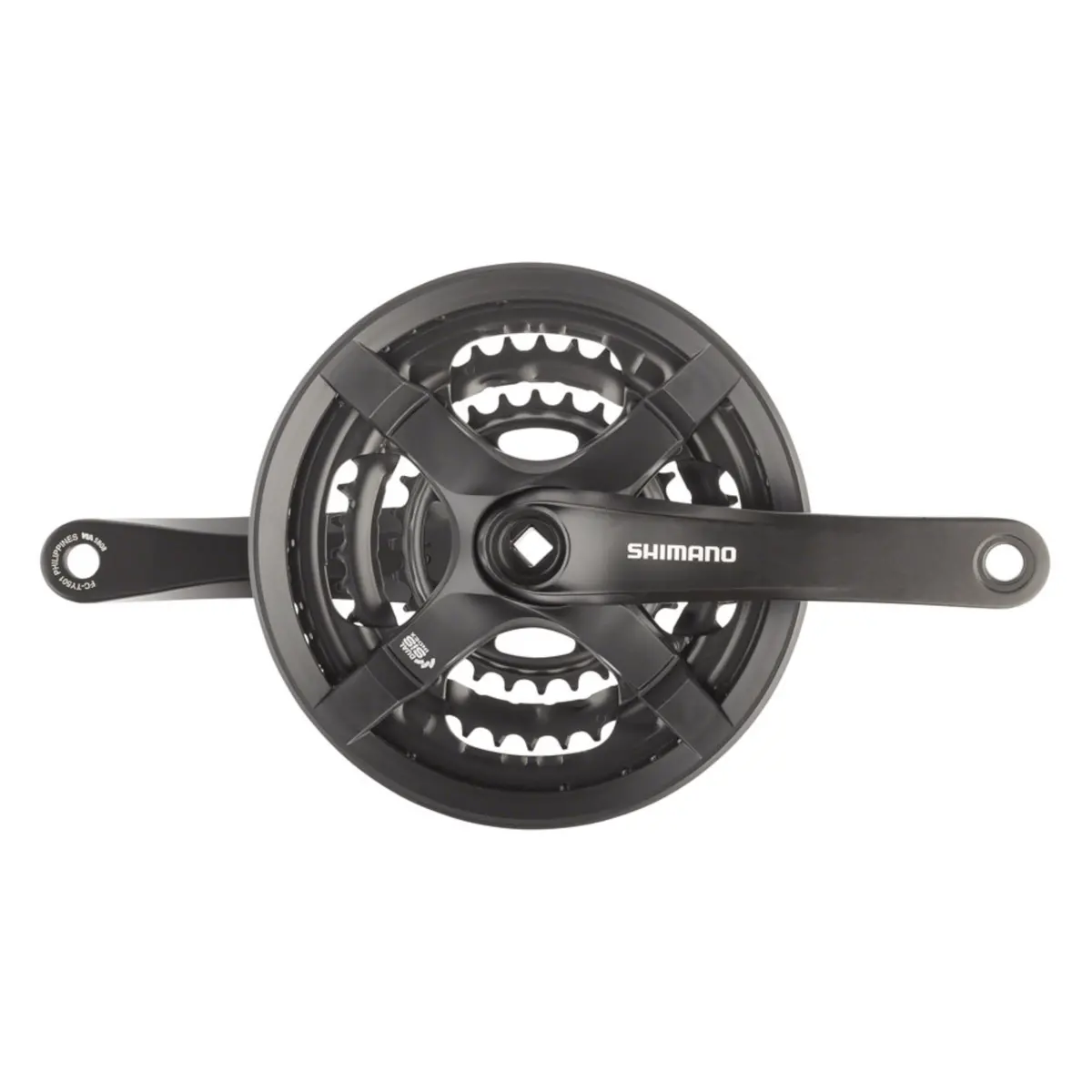 Shimano Tourney Fc-Ty501 6/7/8 Speed Crankset 48/38/28T 1