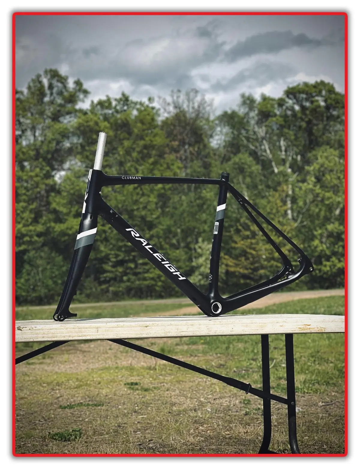 Raleigh Clubman Carbon 52Cm Disc 700C Road Bike Frame Fork New Nos 1