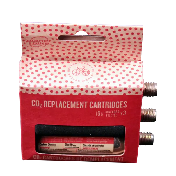 Planet Bike 16 Gram Threaded Co2 Cartridges: 3-Pack For All Bikes 1