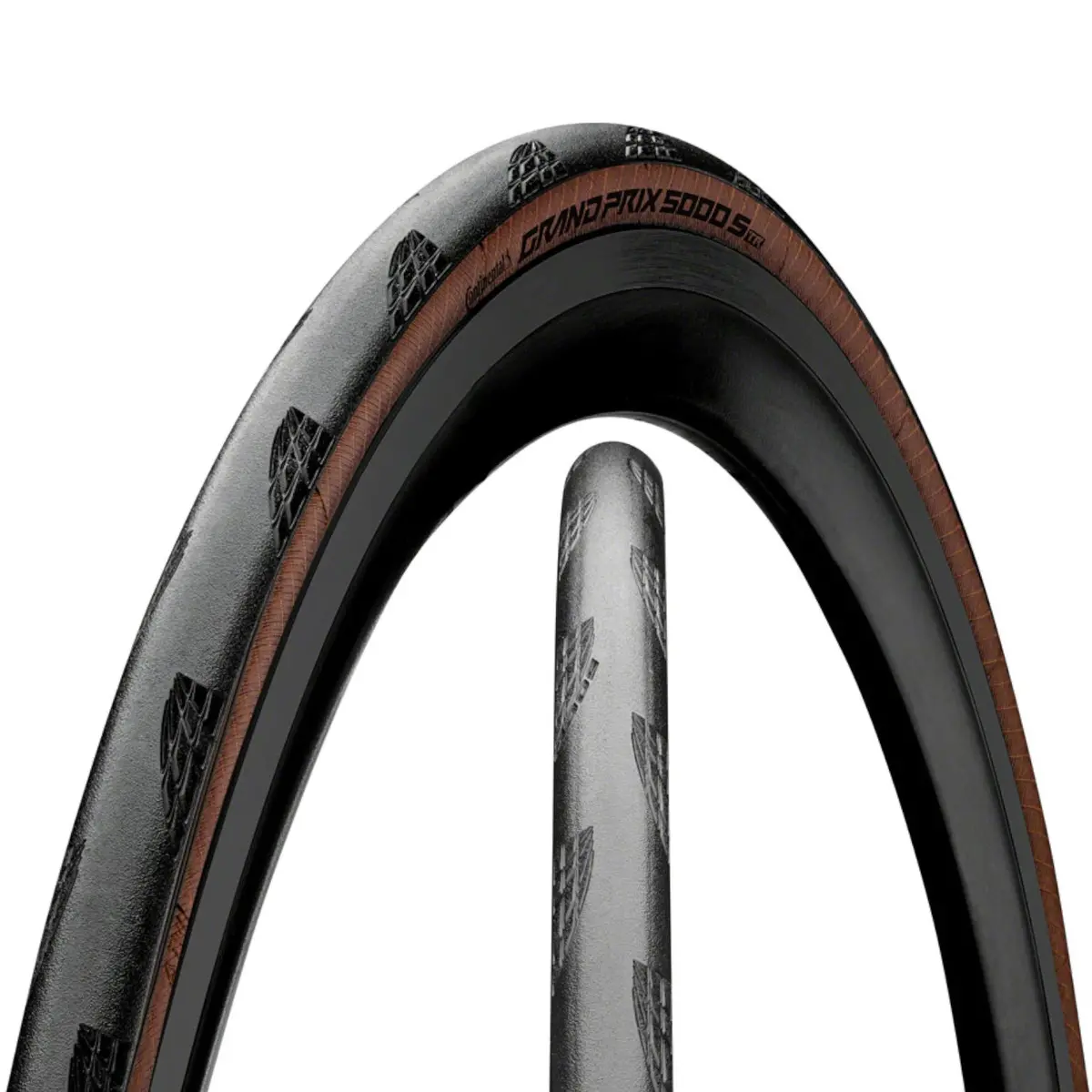 Continental Grand Prix 5000 S Tr (650B) 27.5  Brownwall Tubeless Ready Tire Blackchili, Vectran Breaker, Lazergrip, Act 1