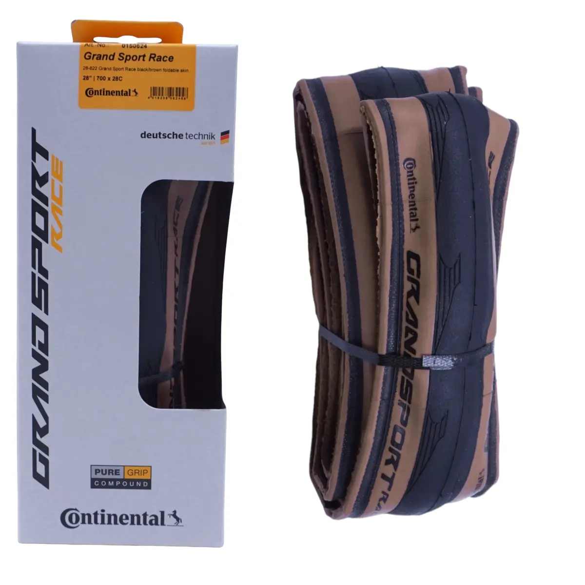 Continental Grand Sport Race Brownwall Folding Tire 700X28 1