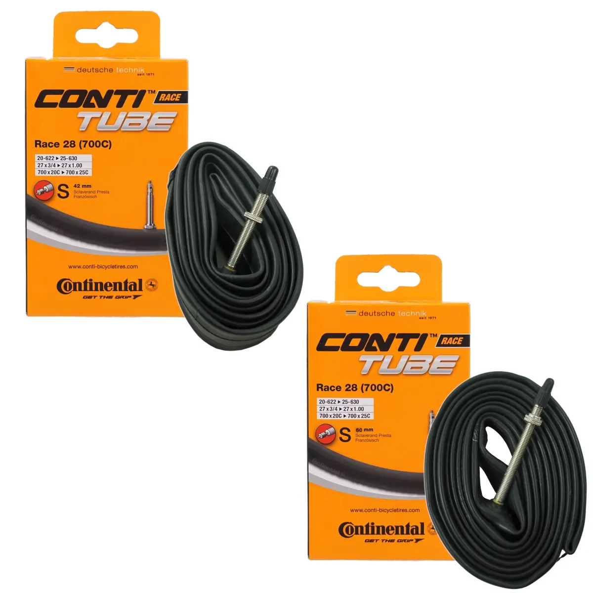 Continental Race28 Presta Valve Tube 700X20-25 1