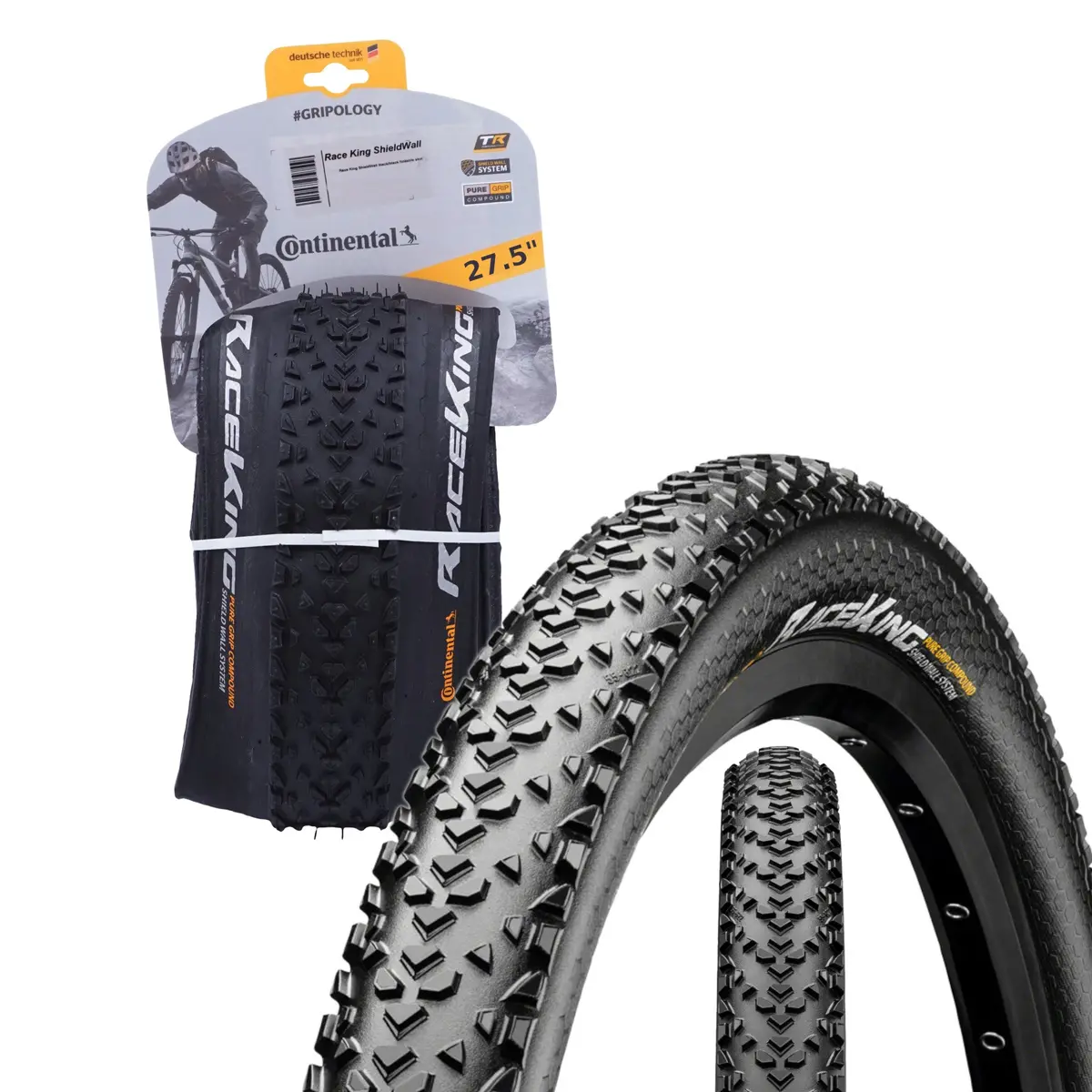 Continental Race King 27.5-Inch Shieldwall Puregrip Tubeless Folding Tire 1