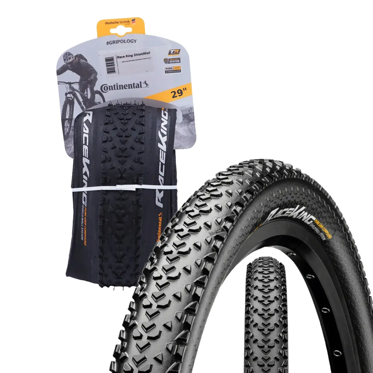 Continental Race King 29-Inch Shieldwall Puregrip Tubeless Folding Bike Tire 1