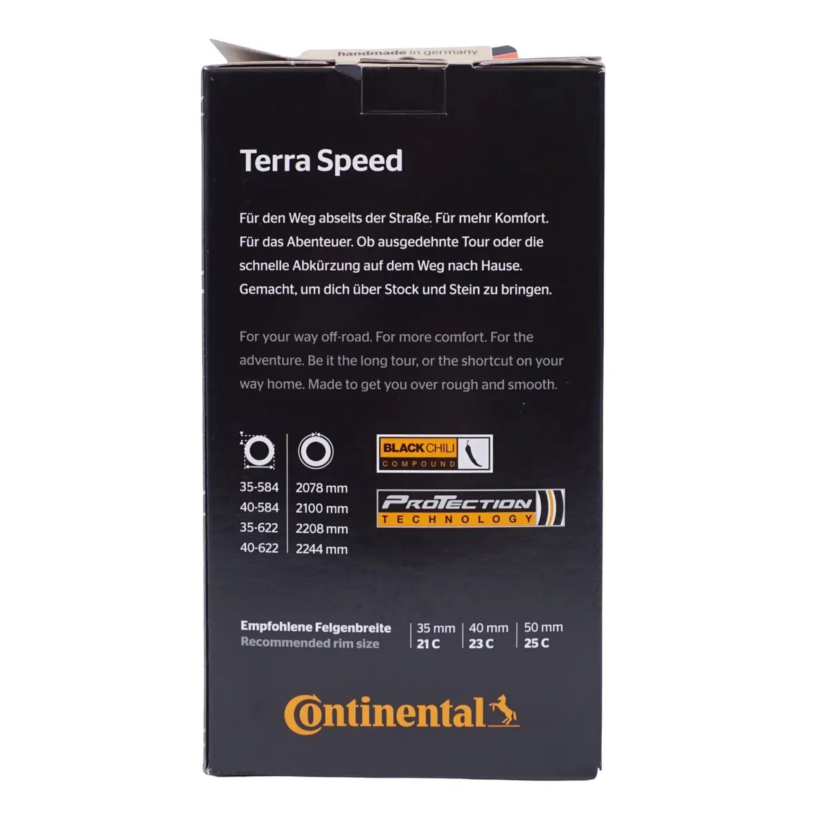 Continental Terra Speed 700C Tubeless Folding Blackchili Protection Bike Tire 3