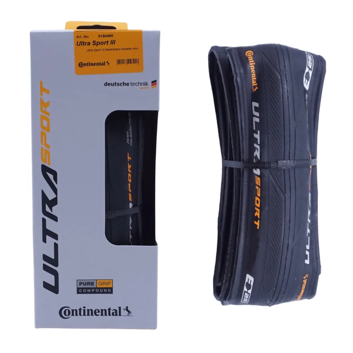 Continental Ultra Sport Iii 700C Tire Folding Puregrip 1