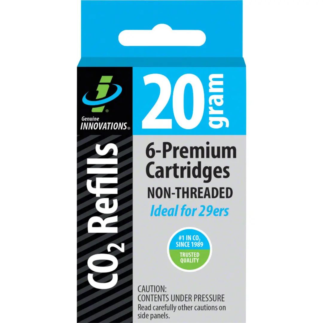 Genuine Innovations G20313 20G Co2 Non Threaded Refill Cartridge 6-Pack 1
