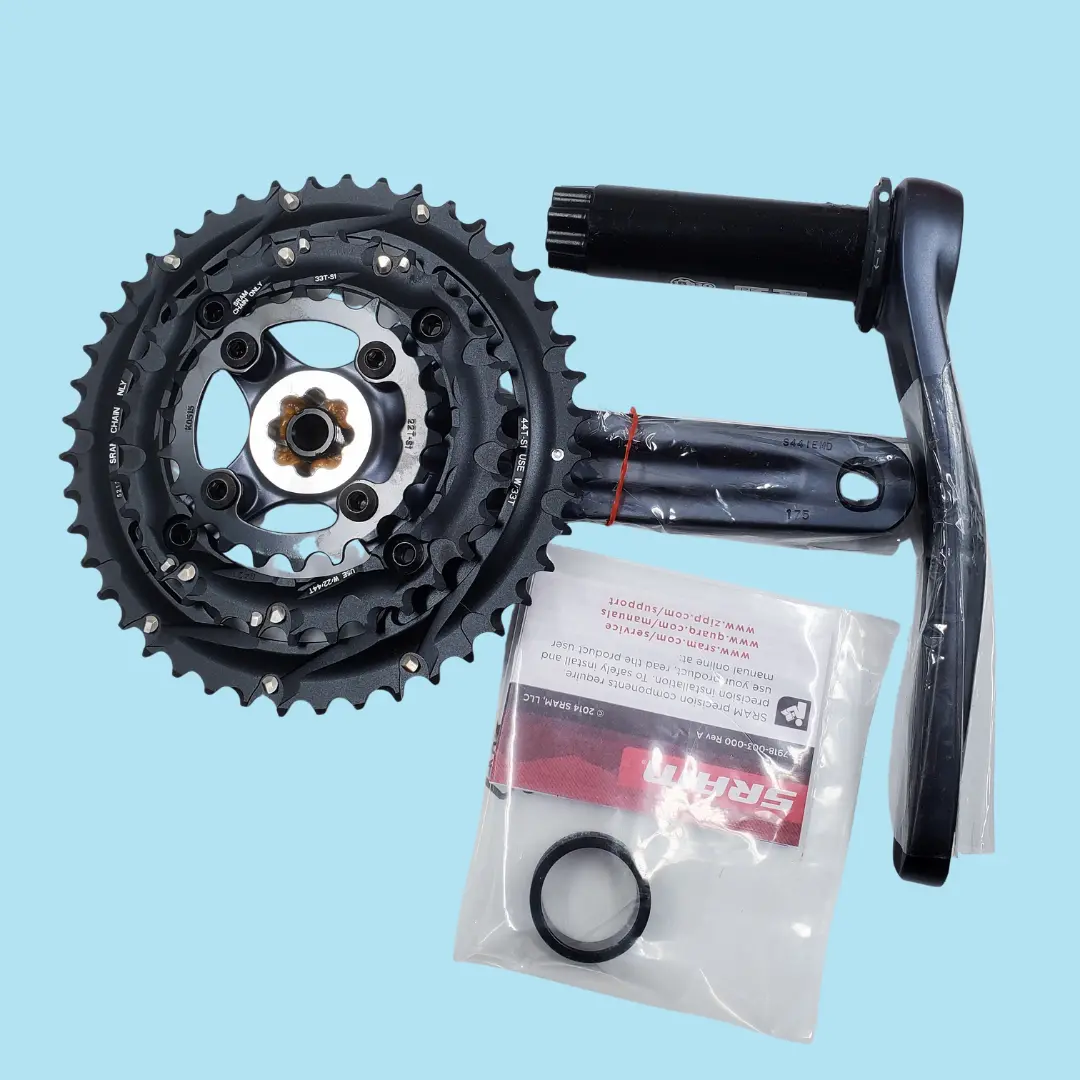 Open Box Sram X7 3.3 22/33/44T X 175Mm 3X10 Bb30 Crank Gray 1