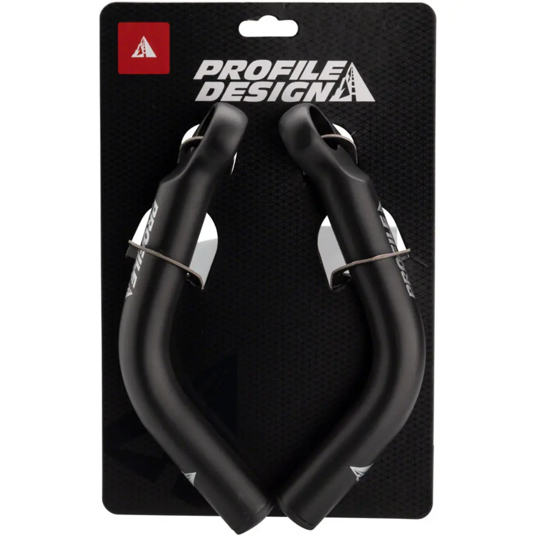 Profile Design Boxer Bar Ends: Black 1