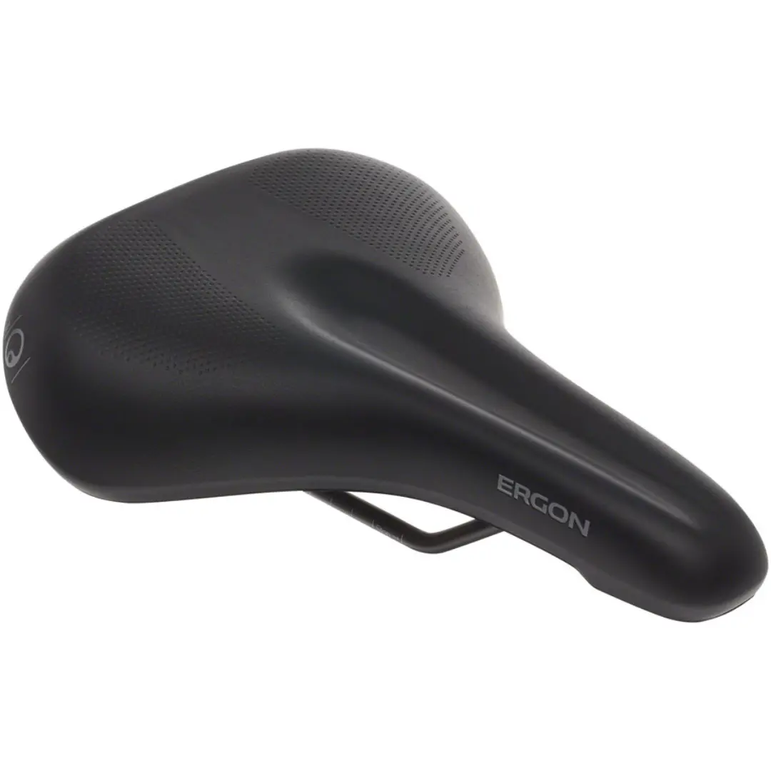 Ergon St-Gel Women's Touring Saddle W/Indent Black 1