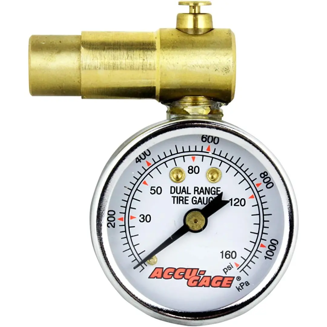 Meiser Accu-Gage Mg160bx Schrader Gauge W/Bleeder 1