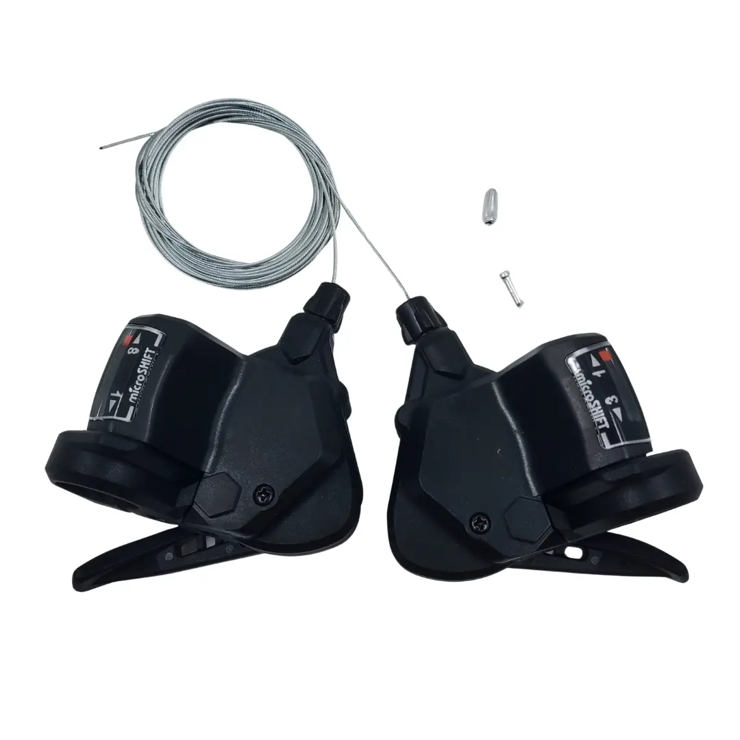 Microshift Mezzo Thumb-Tap Shifter Set 3X8 Ts38-8 Bulk Packaged 1