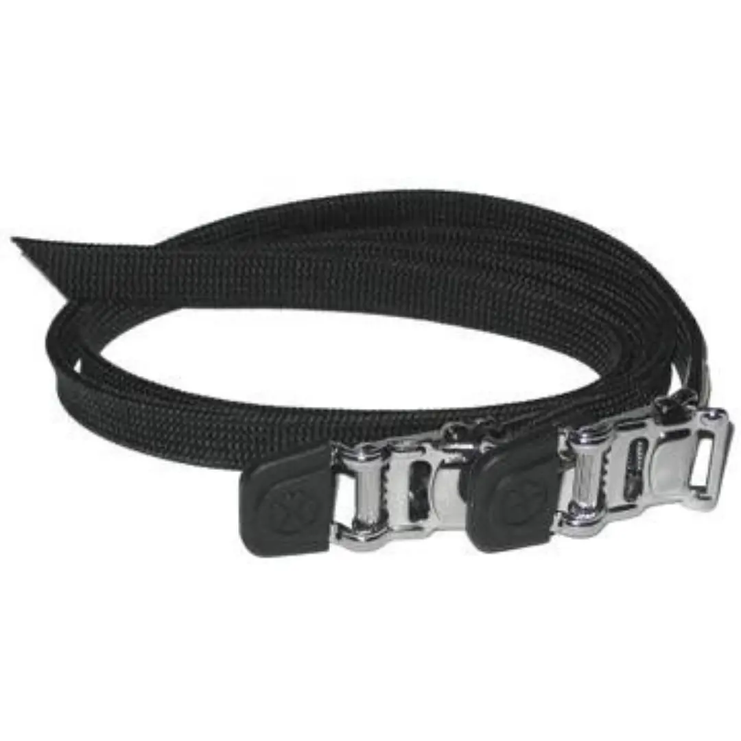 Cyclists Choice Vp-704Wl Black Nylon Toestraps 1