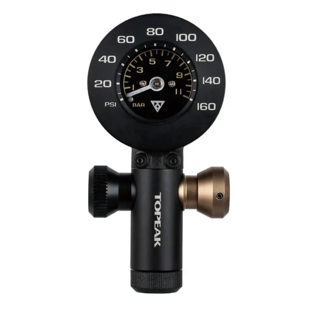 Topeak Tab-G+ Airbooster G+ Co2 Inflator & Pump W/Gauge 1