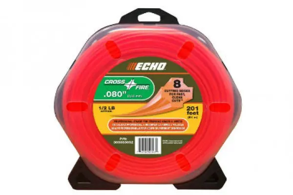 Echo Round .080 Trimmer Line 1/2-Pound Donut (201 Feet) 305080052 1