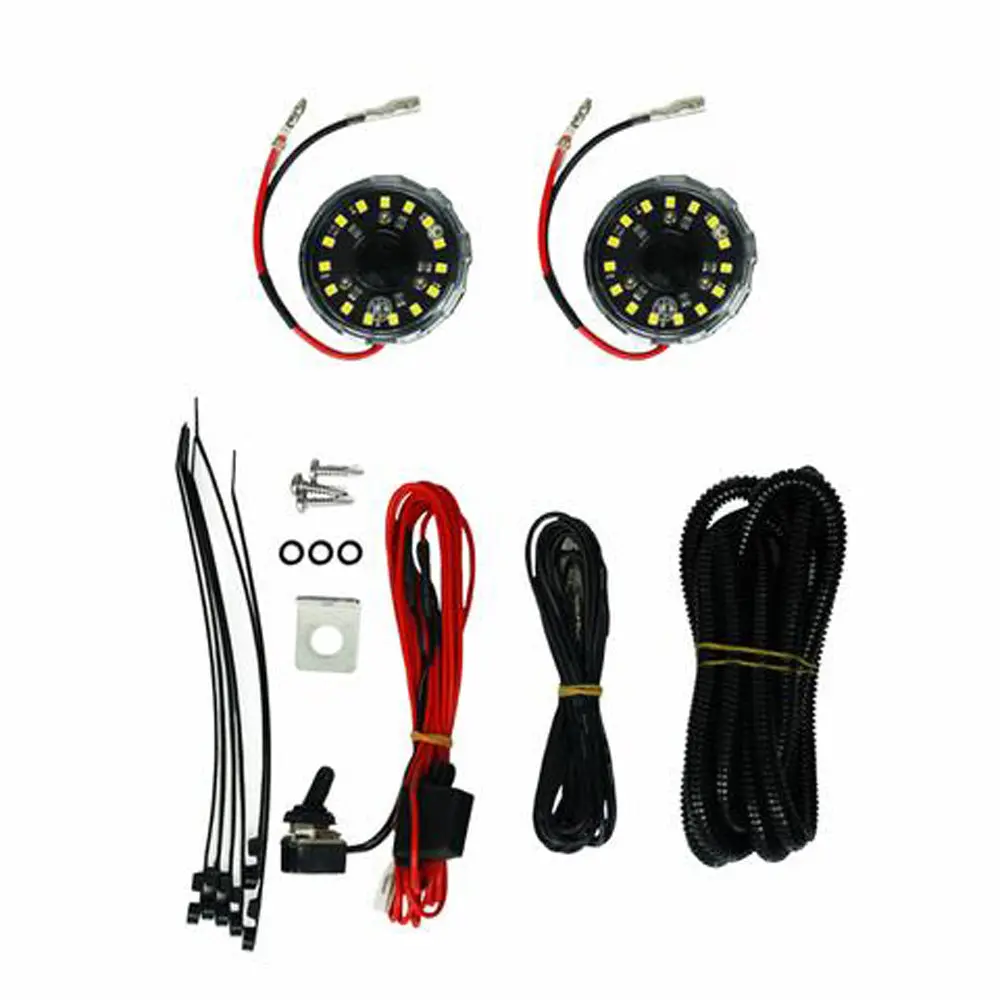 Kc Hilites - Cyclone V2 Led - 2-Light Universal Under Hood Lighting System - 5W Flood Beam 1