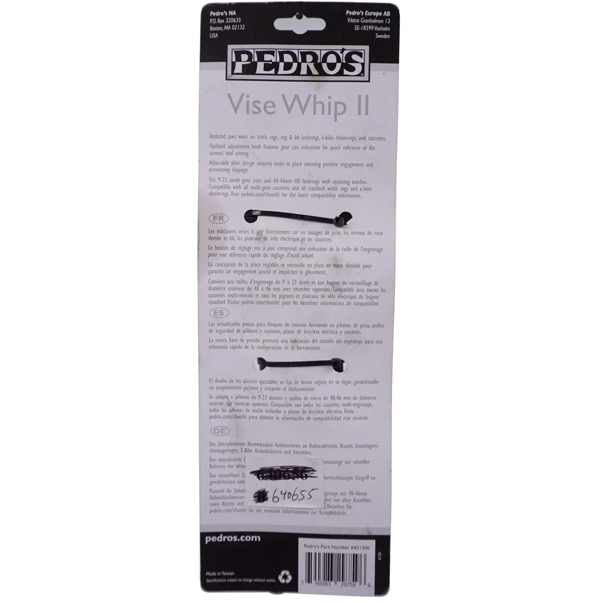 Pedro's Vise Whip Ii 2