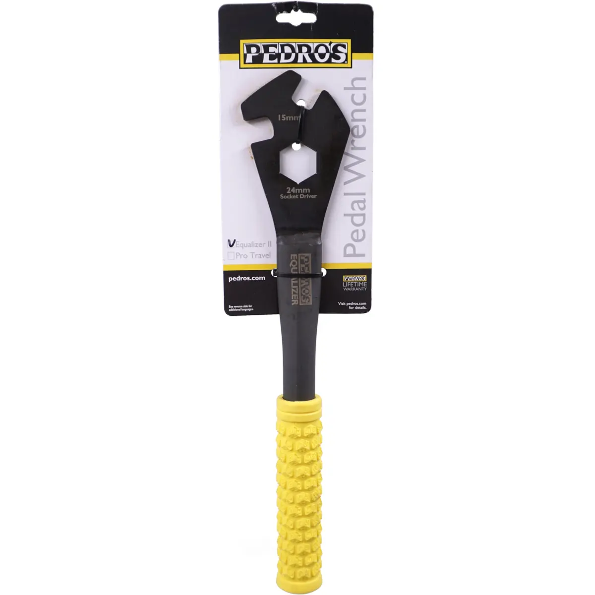 Pedro's Equalizer Ii Pedal Wrench 15Mm 30D Offset W/ 24Mm Socket Driver Bike Tool 1