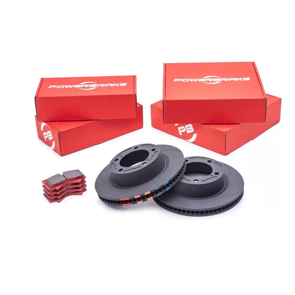 Powerbrake - Front D-Line Rotor & Pad Kits - Toyota 4Runner (2010-2023) 1