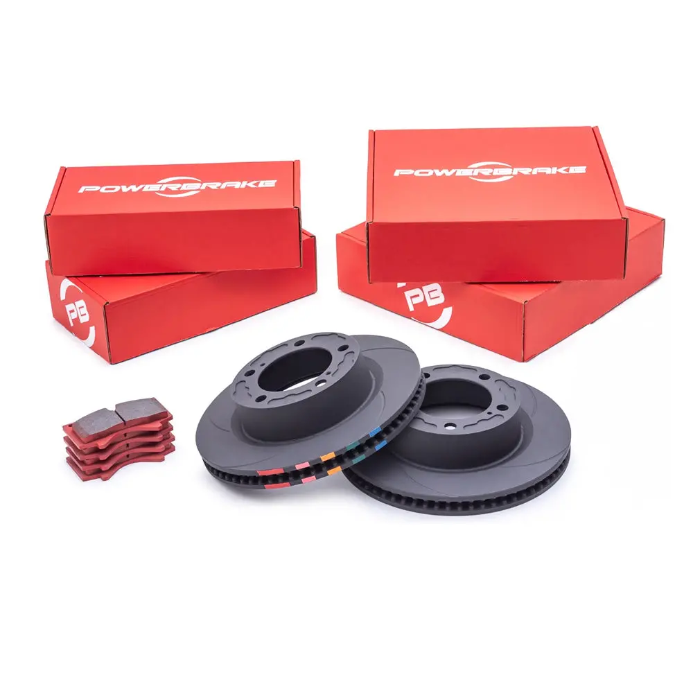 Powerbrake - Rear D-Line Rotor & Pad Kits - Lexus Gx460 (2009+) 1