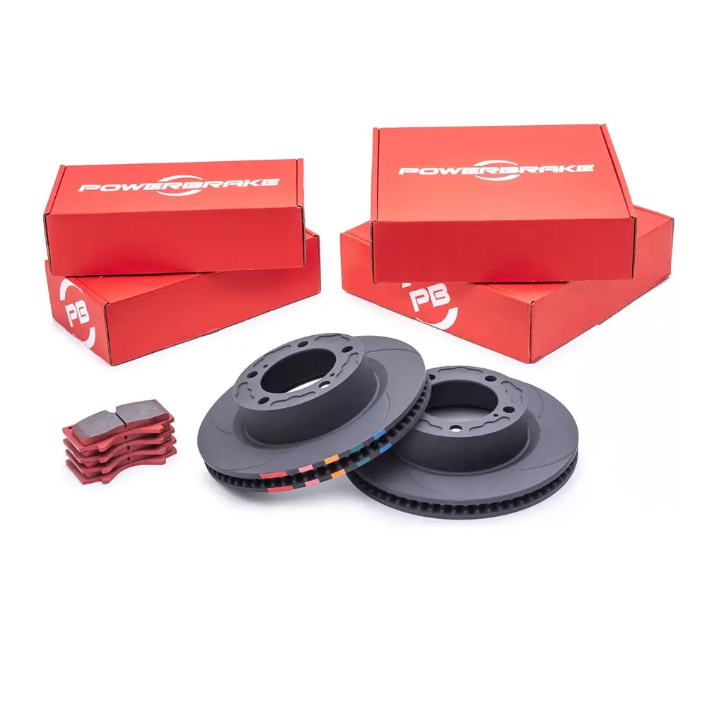 Powerbrake - Rear D-Line Rotor & Pad Kits - Toyota Tundra (2007-2021), Sequoia (2008-2021) 1