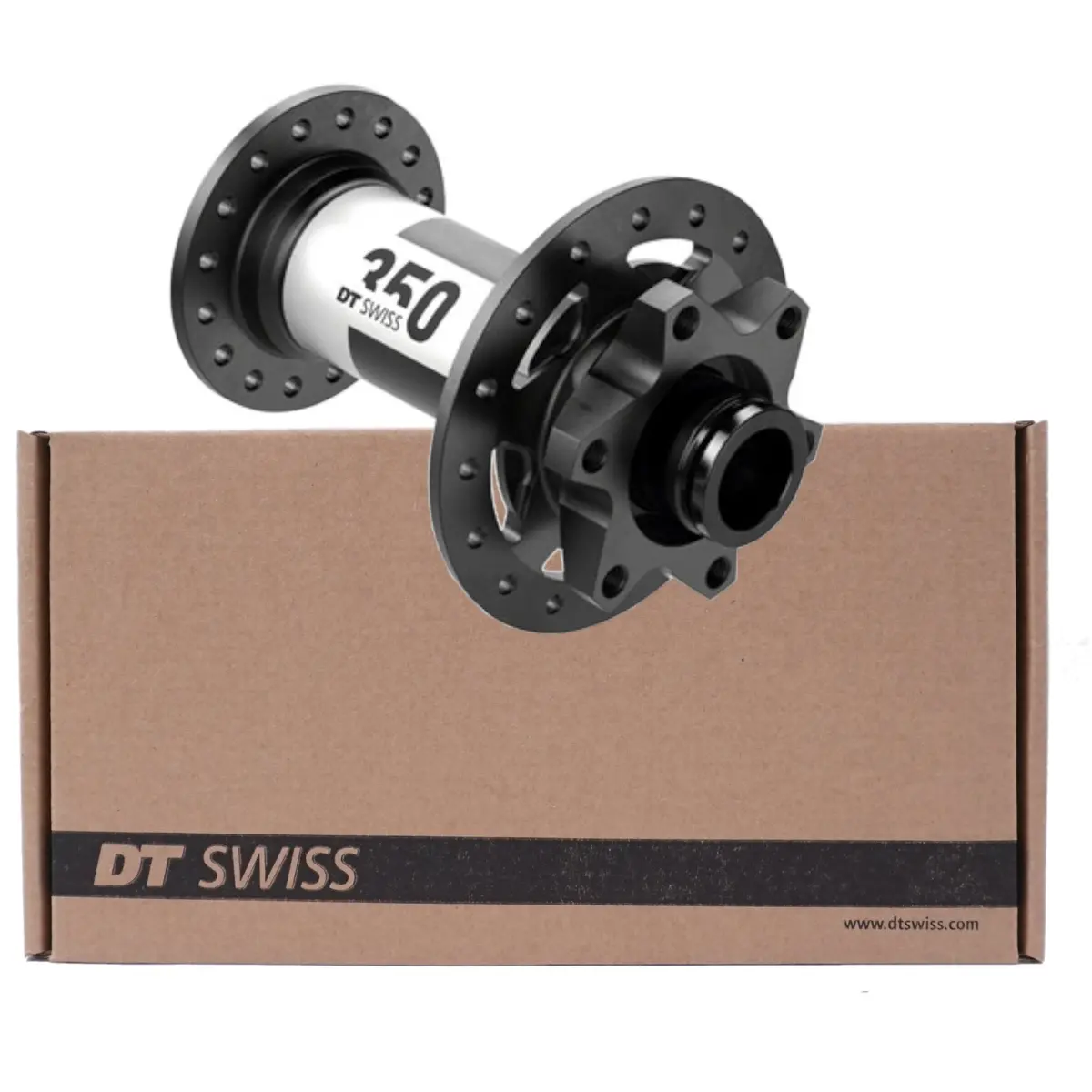 Dt Swiss 350 Front Hub 15X110mm Boost 6-Bolt Black 32H 1