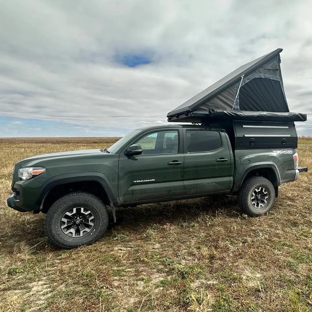 Dirtbox - Canopy Camper – Modular Truck Camper Shell / Topper For Mid-Size & Full-Size Trucks - Toyota Tundra, Tacoma 2