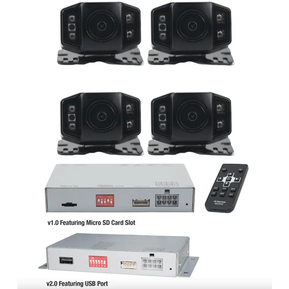 Stinger - Off-Roading Monitoring Kit With Integrated Dvr & Four-Camera System 1