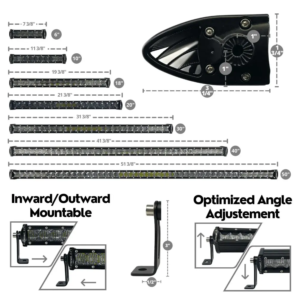 Extreme Led - 18" Extreme Single Row 90W Combo Beam Led Light Bar 2
