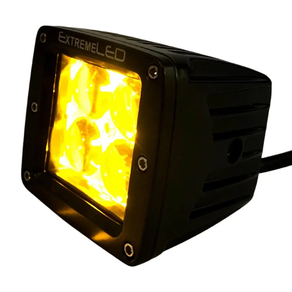 Extreme Led - Stealth Amber Flood Extreme Series 3" Light Pod 2