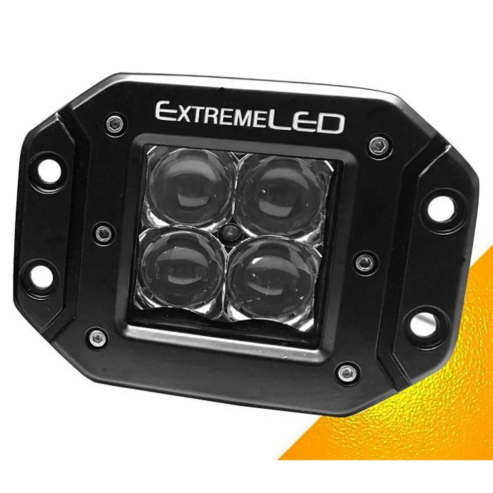 Extreme Led - Amber Spot Flush Mount Extreme Series 3" Led Light Pod 1