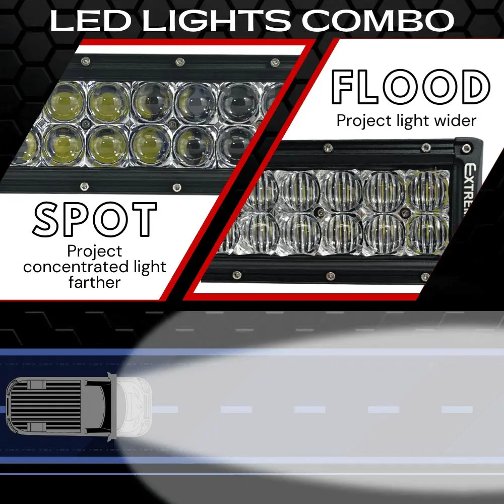 Extreme Led - 40" Extreme Series Dual Row 400W Combo Beam Led Light Bar 2