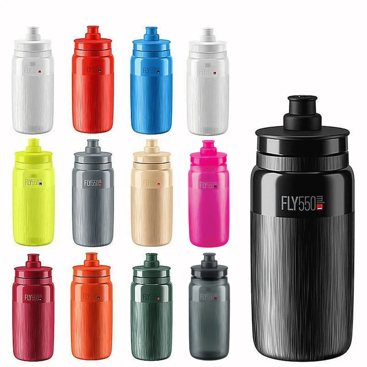 Elite Fly Srl 550Ml Bpa-Free Bio Water Bottle-Textured 1