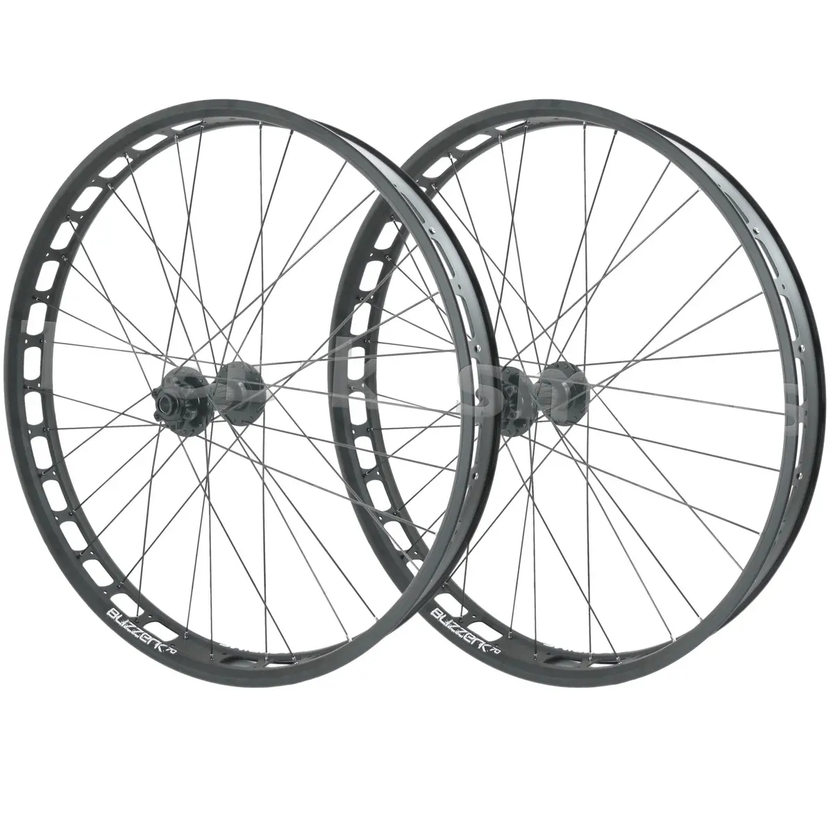 Alex Blizzerk 70 26-Inch 9X135 Front Qr 12X197 Rear Ta Tubeless Fat Bike Wheelset 1