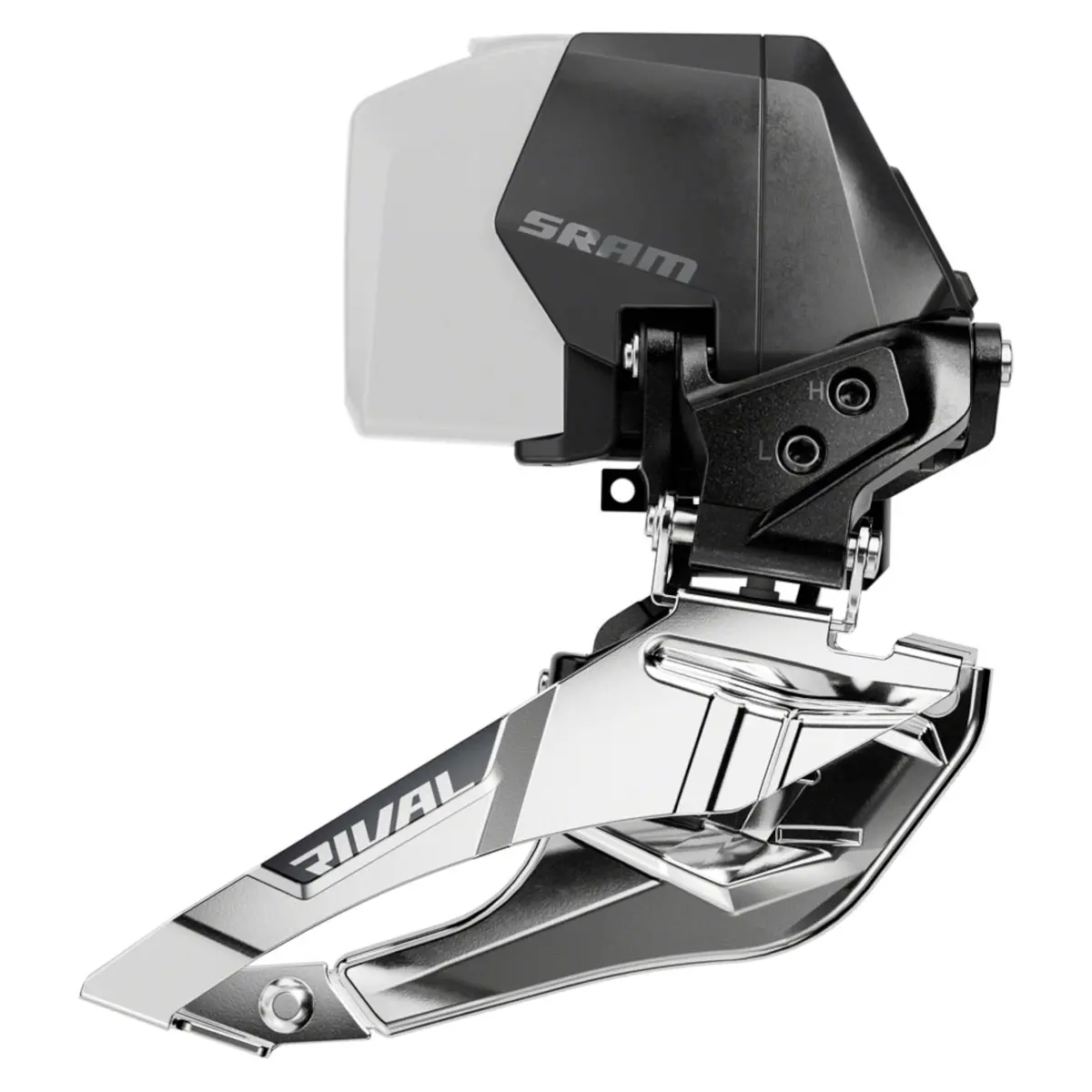 Sram Rival Axs Front Derailleur - 2X12-Speed Braze-On (Battery Not Included) Black E1 1