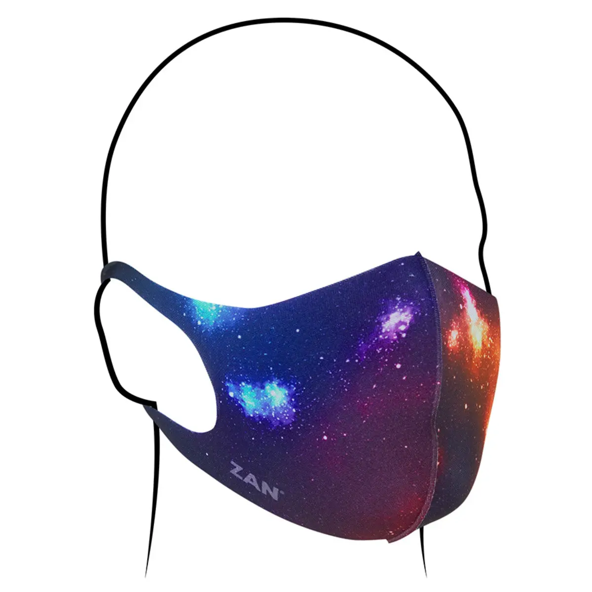 Lightweight Face Mask 2-Pack Orion Black 1